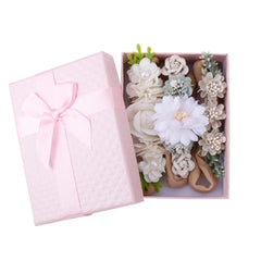 Cherrboll soft nylon headbands highlight gentle stretch suitable for growing babies.