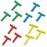 Chewy Tubes knobby green tube enhances tactile input for calming sensory exploration