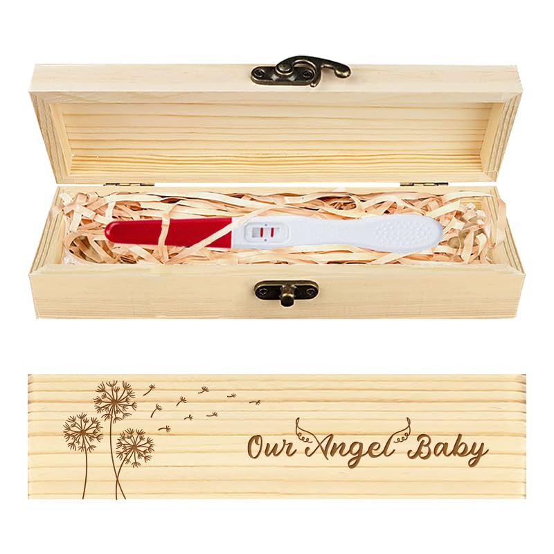 CHGCRAFT dandelion wings keepsake box close-up of engravings and wood grain