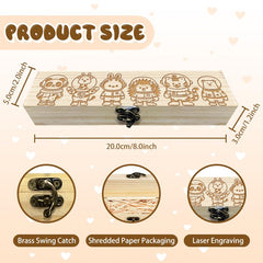 CHGCRAFT keepsake box showing giraffe astronaut engraving for memorable announcements