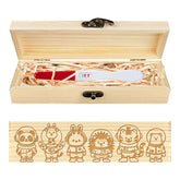CHGCRAFT keepsake box with panda astronaut engraving for cherished storage