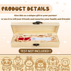 CHGCRAFT keepsake box with rabbit astronaut engraving for sentimental test storage