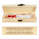 CHGCRAFT pregnancy test keepsake lace frame front shows elegant engraving for memories