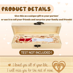 CHGCRAFT wooden keepsake box; durable material and smooth surface for long-term storage.