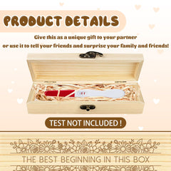 CHGCRAFT wooden keepsake box with lock emphasizes secure storage and lasting keepsakes