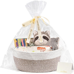 CHICVITA gift basket empty to fill in brown, ideal for versatile gifting and presentation.