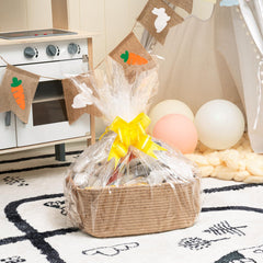 CHICVITA nursery toy basket adds soft storage to the baby room