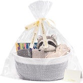 CHICVITA small gift basket with gifting-setup for effortless gifting.