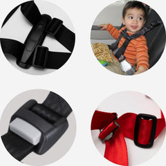 Child Airplane Travel Harness folded compact showcases easy packing in carry-on bags.