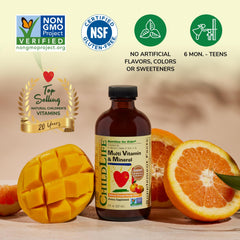 CHILDLIFE ESSENTIALS pack of four bottles is travel-friendly.