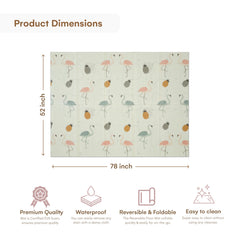 CHILDLIKE BEHAVIOR baby play mat waterproof surface for easy cleanups