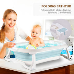 Childlike Behavior collapsible infant bath with octagonal legs for stability.