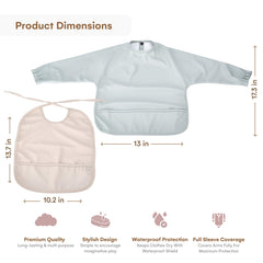 CHILDLIKE BEHAVIOR waterproof outer layer protects clothes from spills