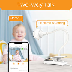 CHILLAX Giraffe Pro Max 5-inch parent unit displaying clear footage
