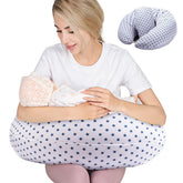 Chilling Home Nursing Pillow overview with ergonomic design for mom and baby.