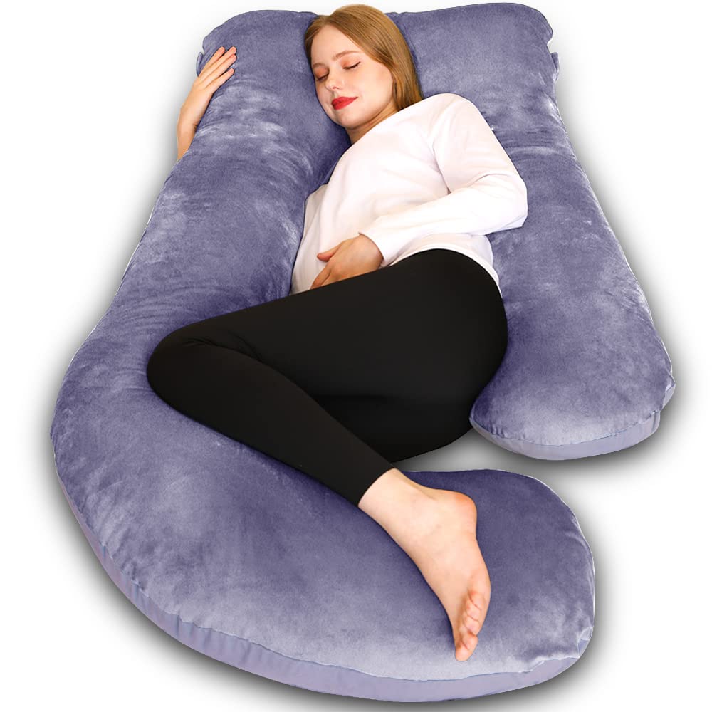 Chilling Home pregnancy pillow U-shape full body supports hips and back for comfortable sleep