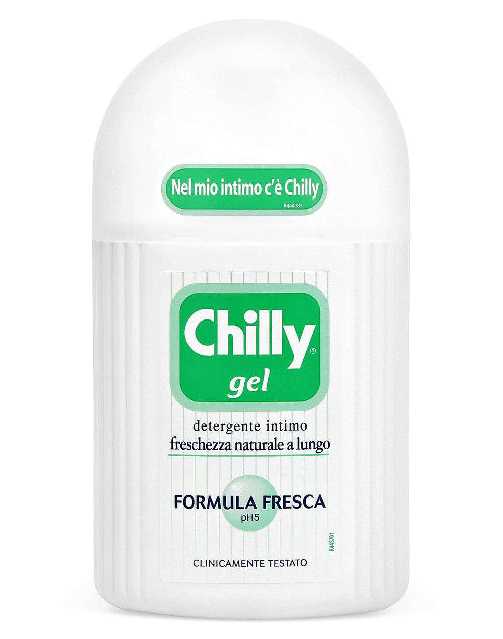 Chilly Fresh Formula gel bottle showing menthol freshness for daily use.