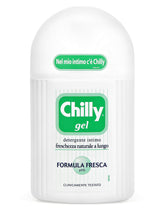 Chilly Fresh Formula gel bottle showing menthol freshness for daily use.