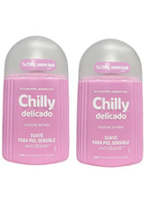Chilly Lenitive Formula bottle with gentle cleanse for sensitive skin and mucous membranes.