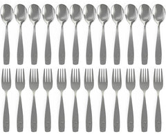 CHILLOUT LIFE 24-piece kids silverware box set designed for daily use