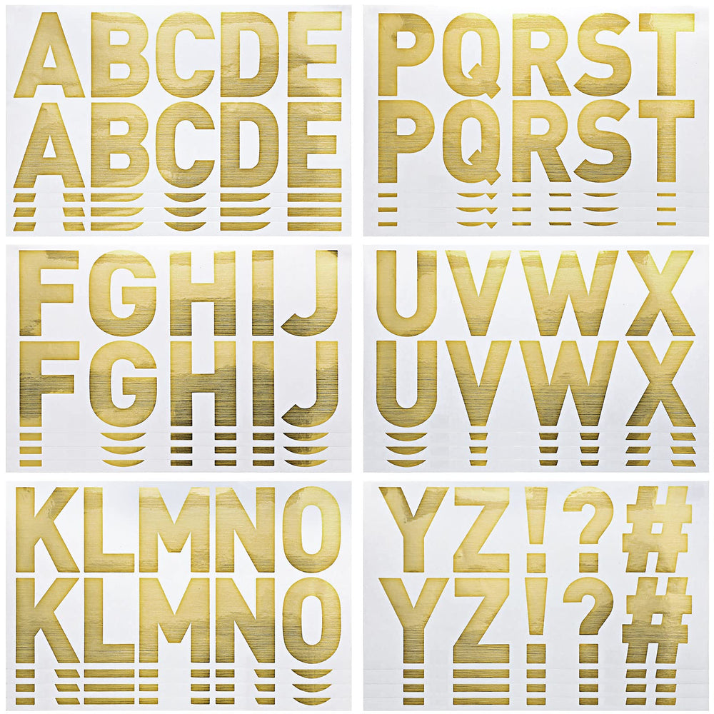 Chinco 464 pcs letter stickers for versatile crafts and home decor.