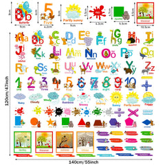 Chinco colors and weather icons decals teach color names and daily observation
