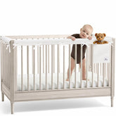 CHIPCHIP white mesh panel with long coverage for privacy and airflow.