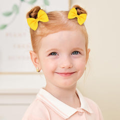 Choicbaby 2-inch baby bows on grosgrain ribbon for secure hold