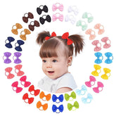 Choicbaby 40pcs baby hair ties pack with gentle hold for delicate hair