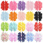 Choicbaby 40-piece grosgrain bow pack for versatile styling