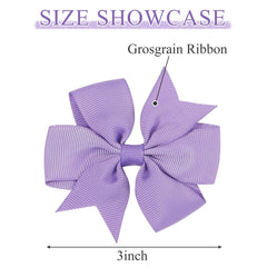 Choicbaby clips secure hair, keeping bows away from the face.