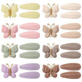 choicbaby butterfly clip cream, secure hold for day-long wear on soft toddler hair.