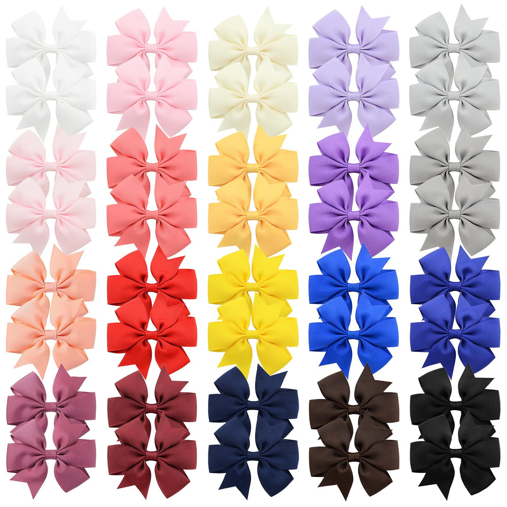 Choicbaby 40-pack color bows offer versatile outfits for toddlers.