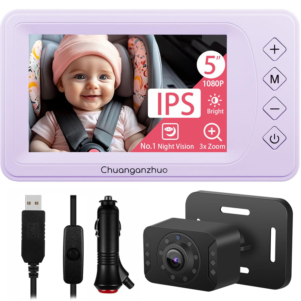 Chuanganzhuo baby car camera night vision for peaceful infant monitoring