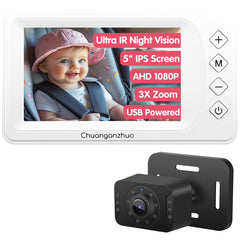 Chuanganzhuo S100P ultra night vision image showing clear infant footage in low light