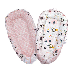 Chuchunuss Baby Lounger soft cotton cover for breathable, gentle contact with delicate newborn skin