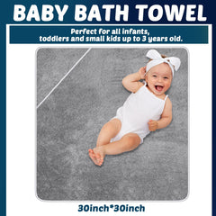 Chumia coral fleece towel with plush softness for babies.