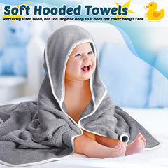 Chumia hooded design towel dries head quickly and stays in place.