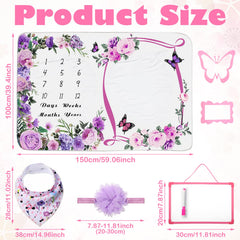 Chumia photo frames help organize monthly milestones for portraits.