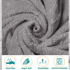 Chumia soft coral fleece towel beige enhances bath routine for infants.