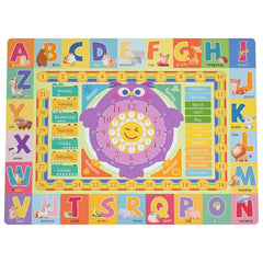 Chunsemeiju play mat with ABC letters for learning and safe crawling.