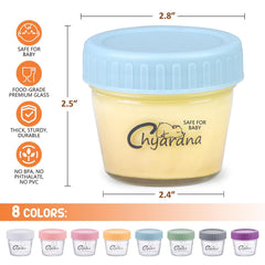 Chyardna included spoons with the set for easy feeding on the go.