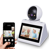 CIAJIE two-way video camera with large screen for instant family monitoring