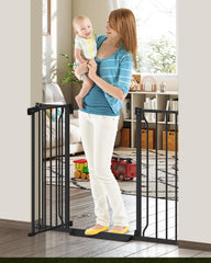 Cideny 34-inch extra tall gate protects stairs and play areas.