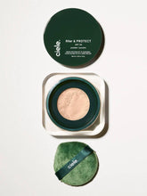 Ciele Filter PROTECT SPF 30+ loose powder close-up shows soft blur.