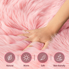 Ciicool non-slip backing keeps rug in place on wood floors.