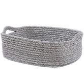 CIKI HOME woven cotton rope basket for closet organization and surface protection