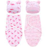Cinaci soft cotton blend swaddle blanket offers gentle texture for newborn comfort during naps.