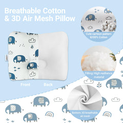 Cirire pillow uses hypoallergenic natural material for safe daily use.
