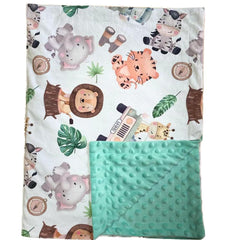 Citihomy ultra-soft Minky baby blanket for delicate skin and cozy snuggles.